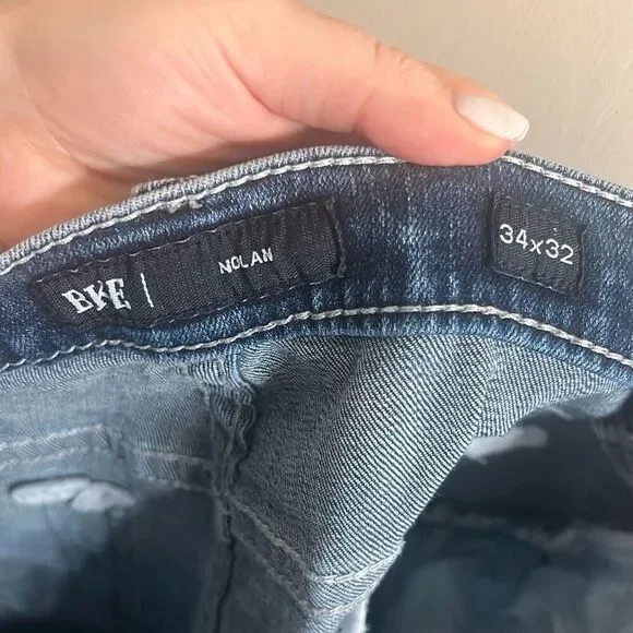 ✨BKE Nolan Relaxed Straight Sz 34x32 Jeans✨ - Picture 5 of 6